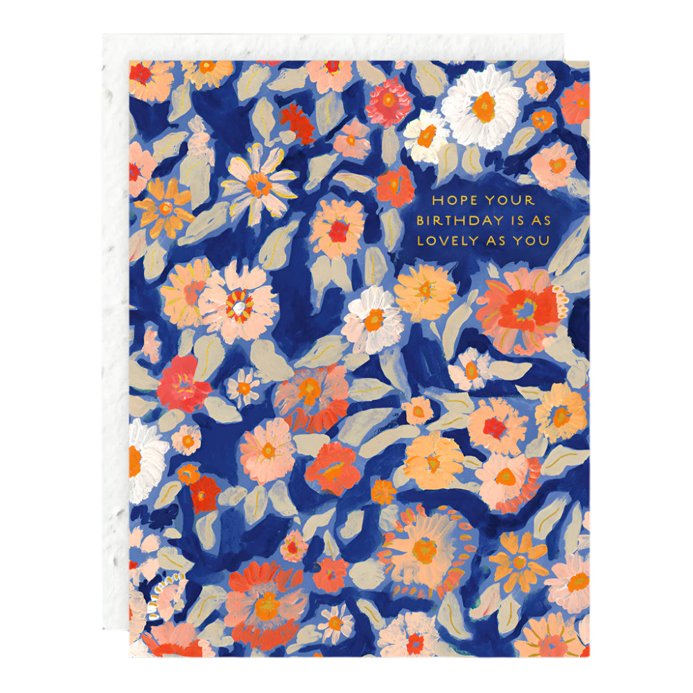 Wildflower Floral - Birthday Card