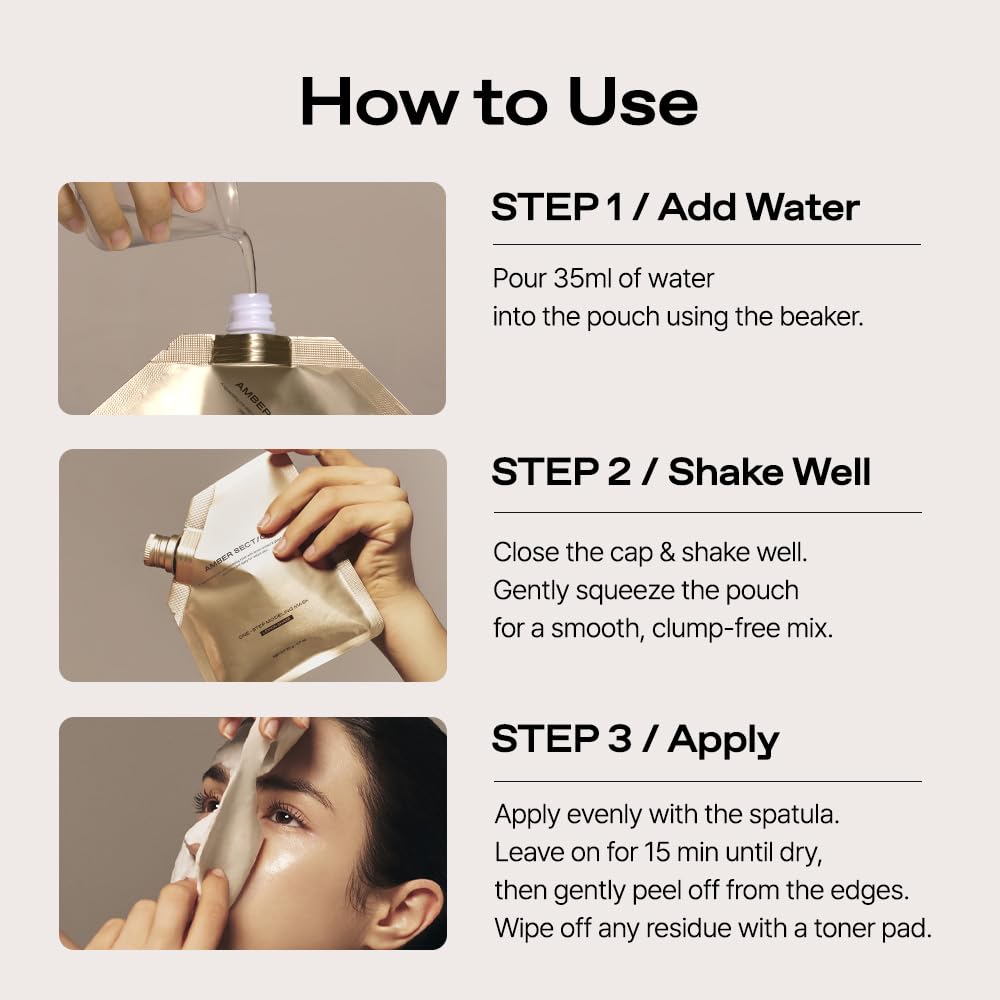 AMBER SECTION One-Step Modeling Mask Lemon Shake