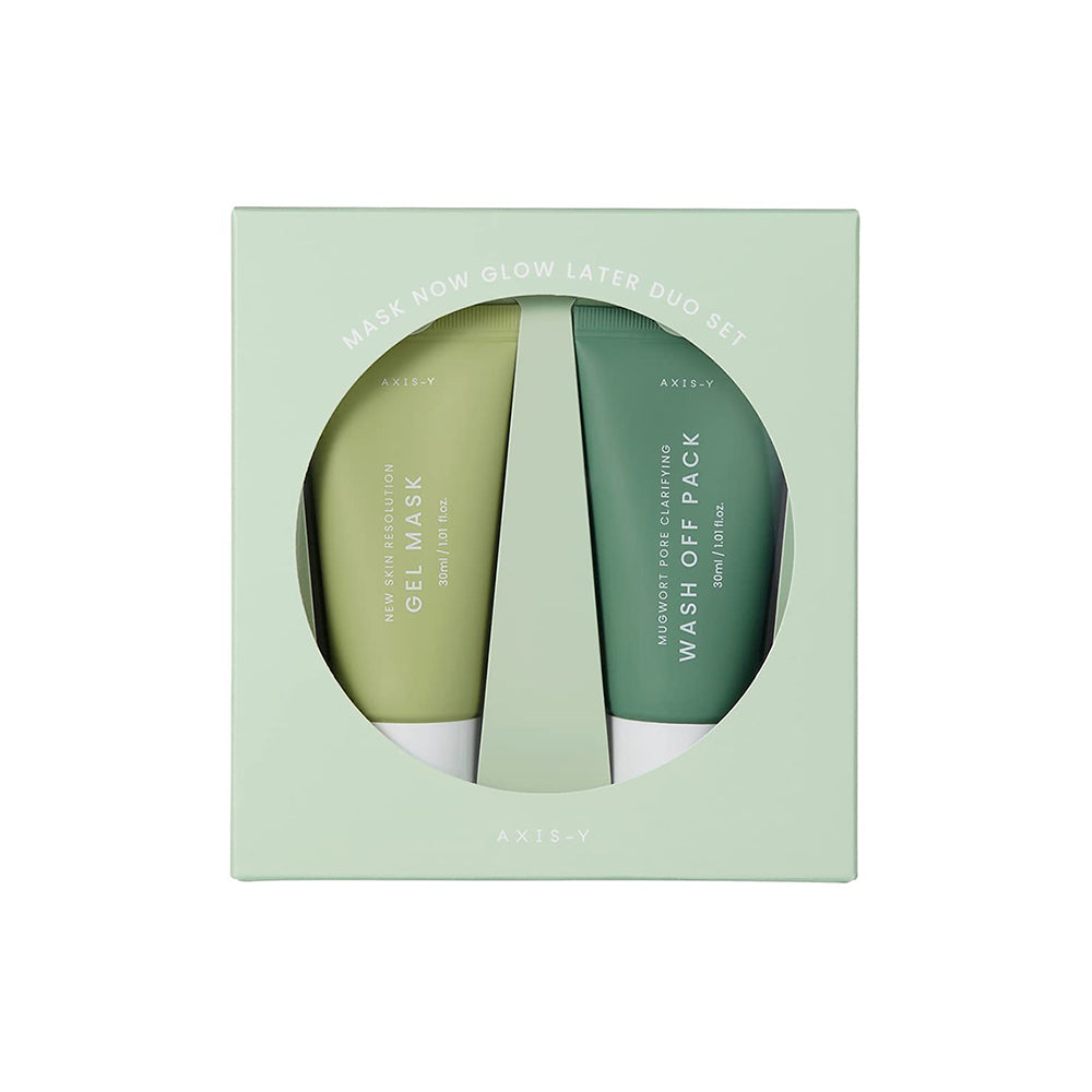 Axis-Y Mask Now Glow Later Duo Set Beauty AXIS-Y