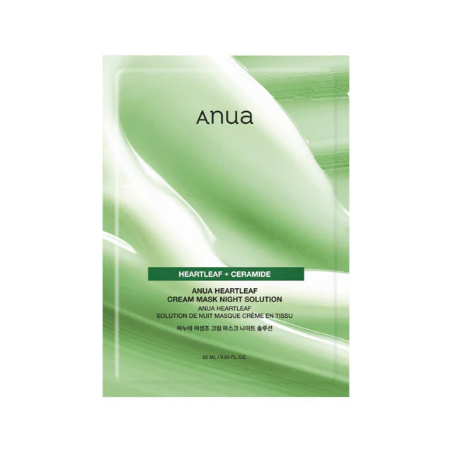 Anua Hearleaf Cream Sheet Mask Night Solution