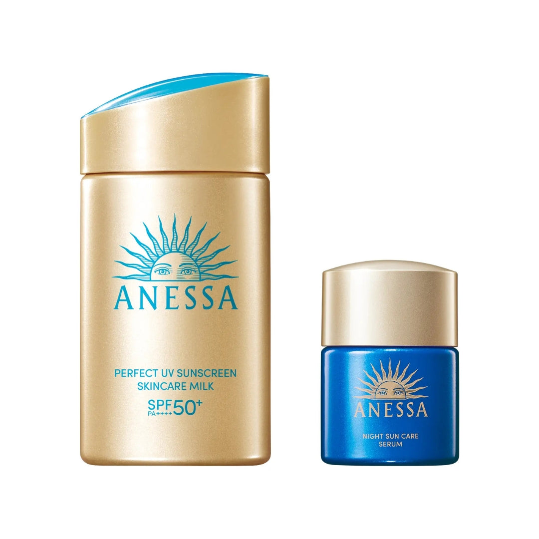 Anessa Perfect UV Sunscreen Skincare Milk SPF50+ PA+ Value Set