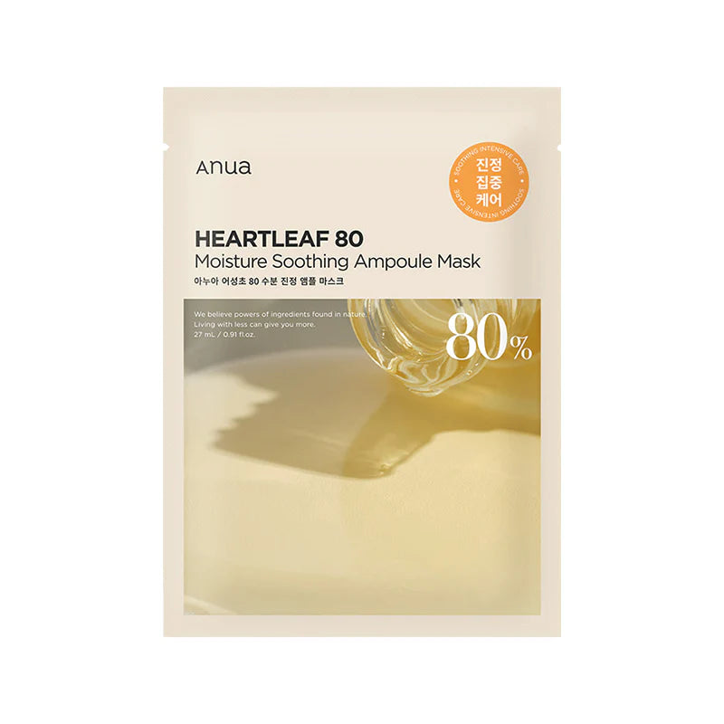 Anua Heartleaf 80 Moisture Soothing Ampoule Mask