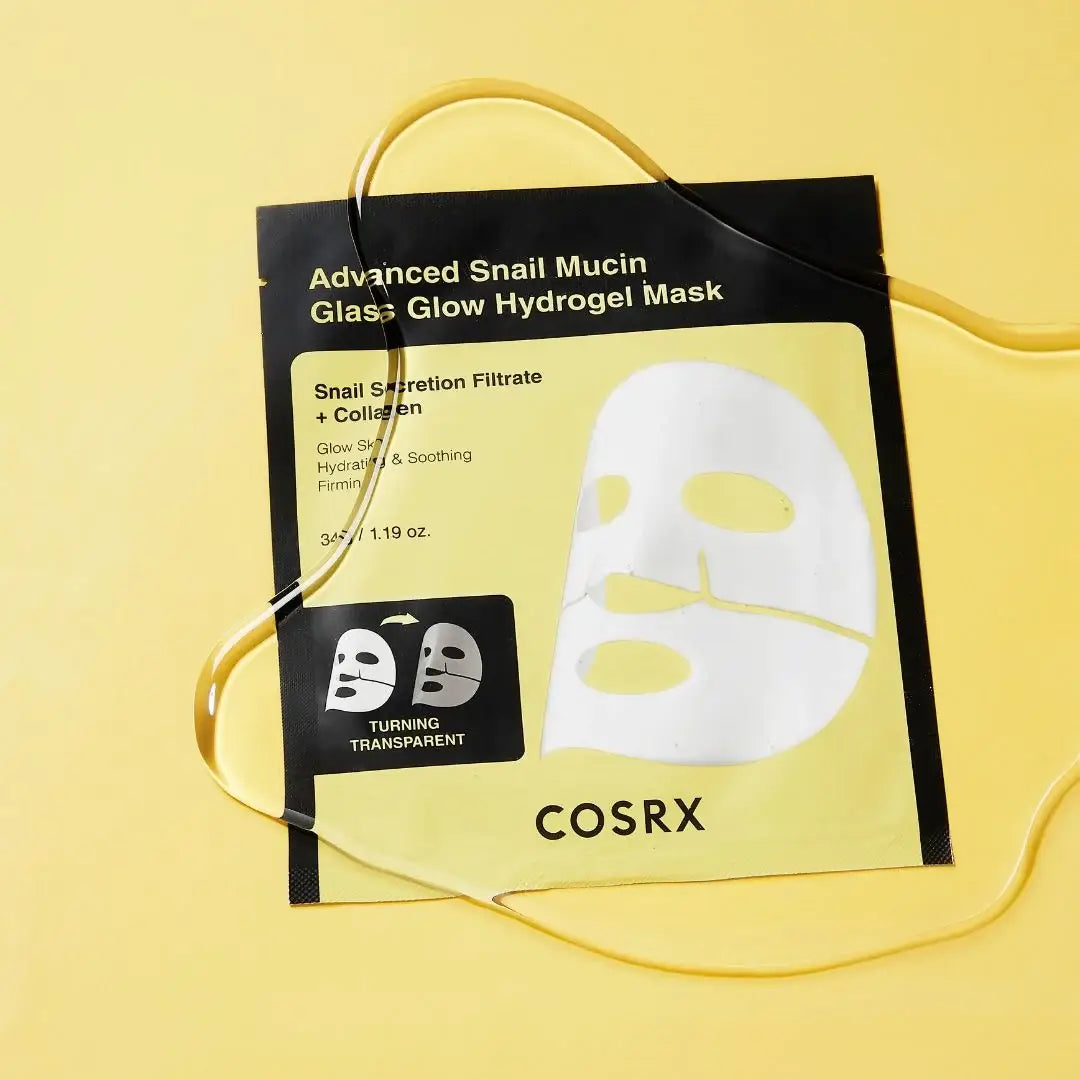 Cosrx Advanced Snail Mucin Glass Glow Hydrogel Mask