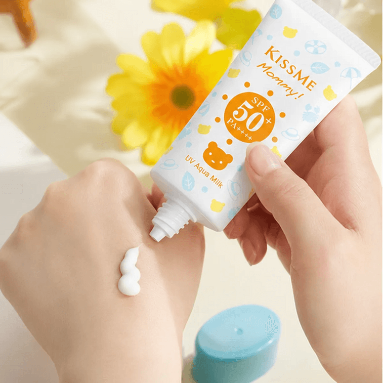 Isehan Kiss Me Mommy UV Aqua Milk SPF 50+ / PA++++