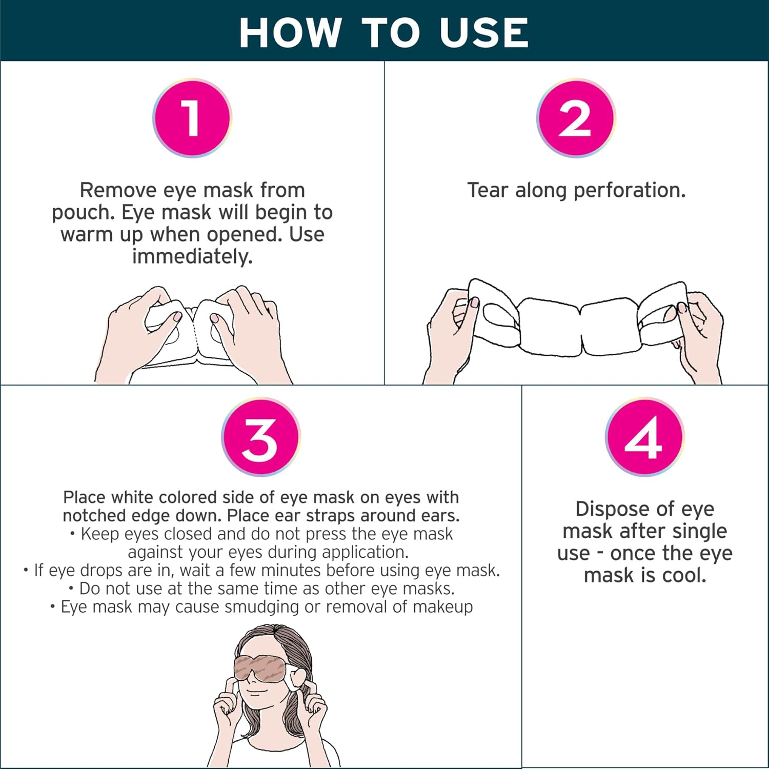 Kao Megurhythm Hot Steam Eye Mask Lavender
