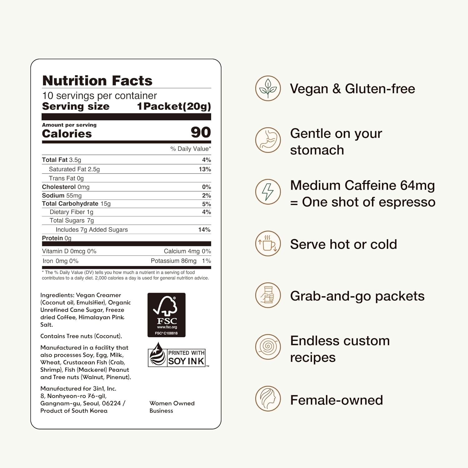 KimlyParc Original Korean Latte