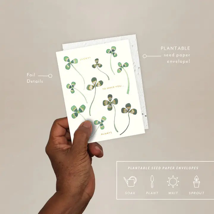 Lucky Me - Love + Friendship Card
