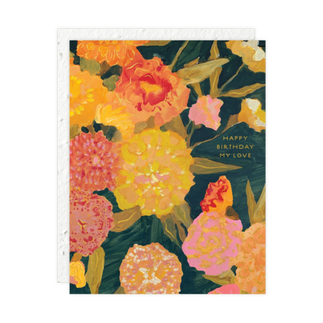 Marigolds - Birthday Card