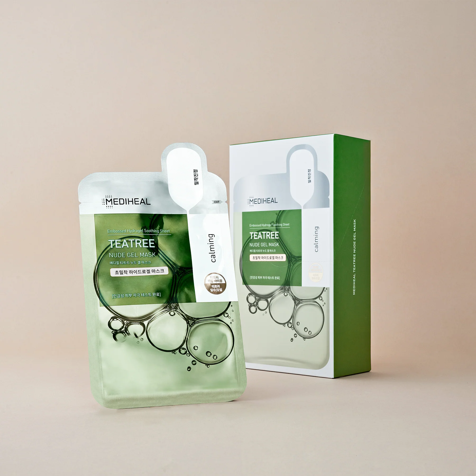 Mediheal Teatree Nude Gel Mask Beauty Mediheal Box (10 Sheets)