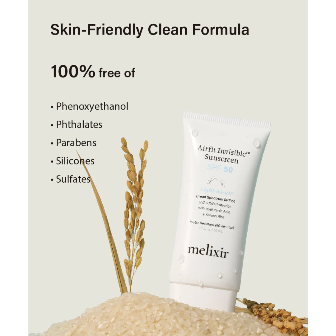 Melixir Airfit Invisible™ Sunscreen SPF 50