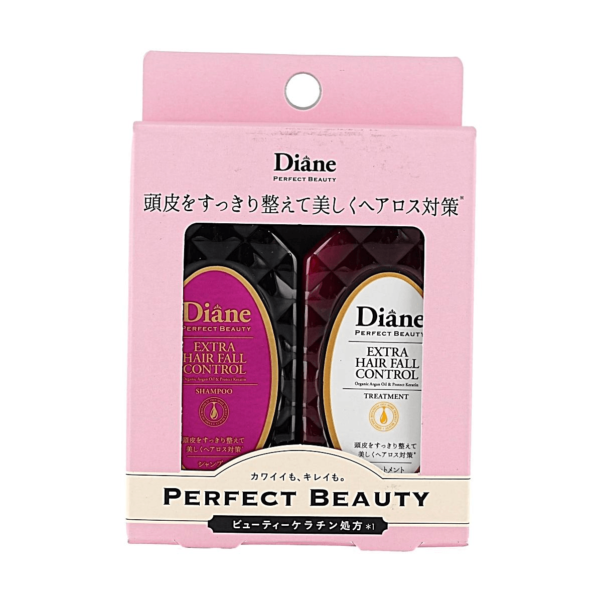 Moist Diane Perfect Beauty Extra Hair Fall Control Shampoo & Treatment Travel Set