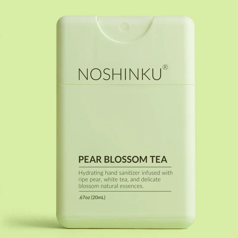 Noshinku Refillable Pear Blossom Tea Hydrating Pocket Hand Sanitizer