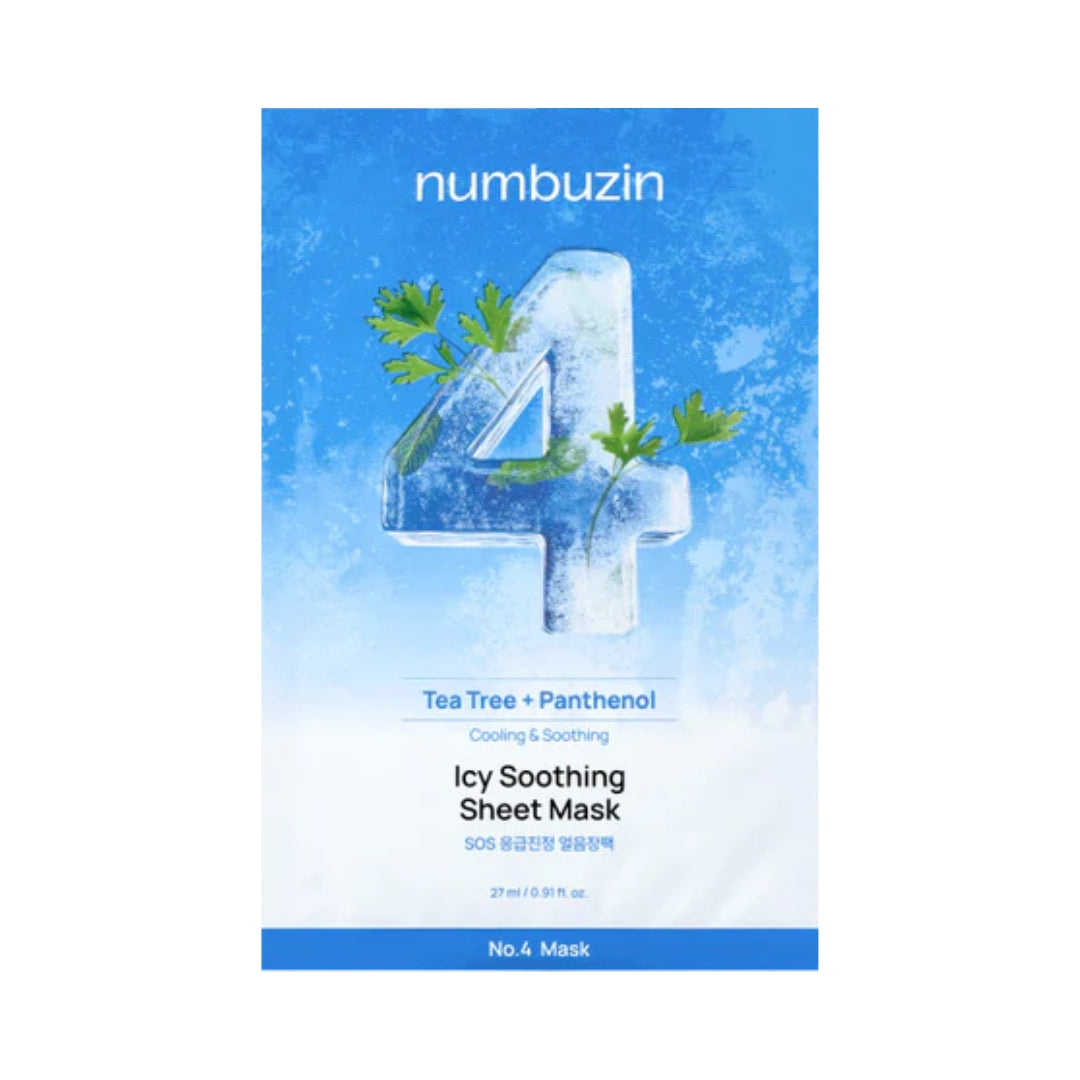 Numbuzin No.4 Icy Soothing Sheet Mask