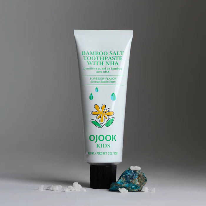 OJOOK Kids Bamboo Salt Toothpaste with nHA Pure Dew