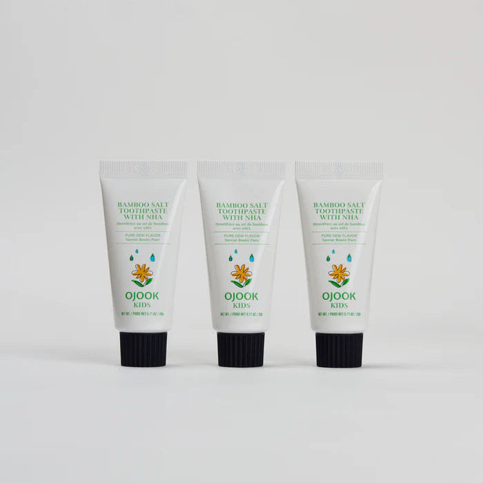 OJOOK Kids Bamboo Salt Toothpaste with nHA Pure Dew