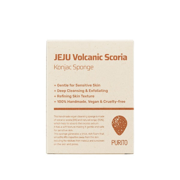 Purito Jeju Volcanic Scoria Konjac Sponge