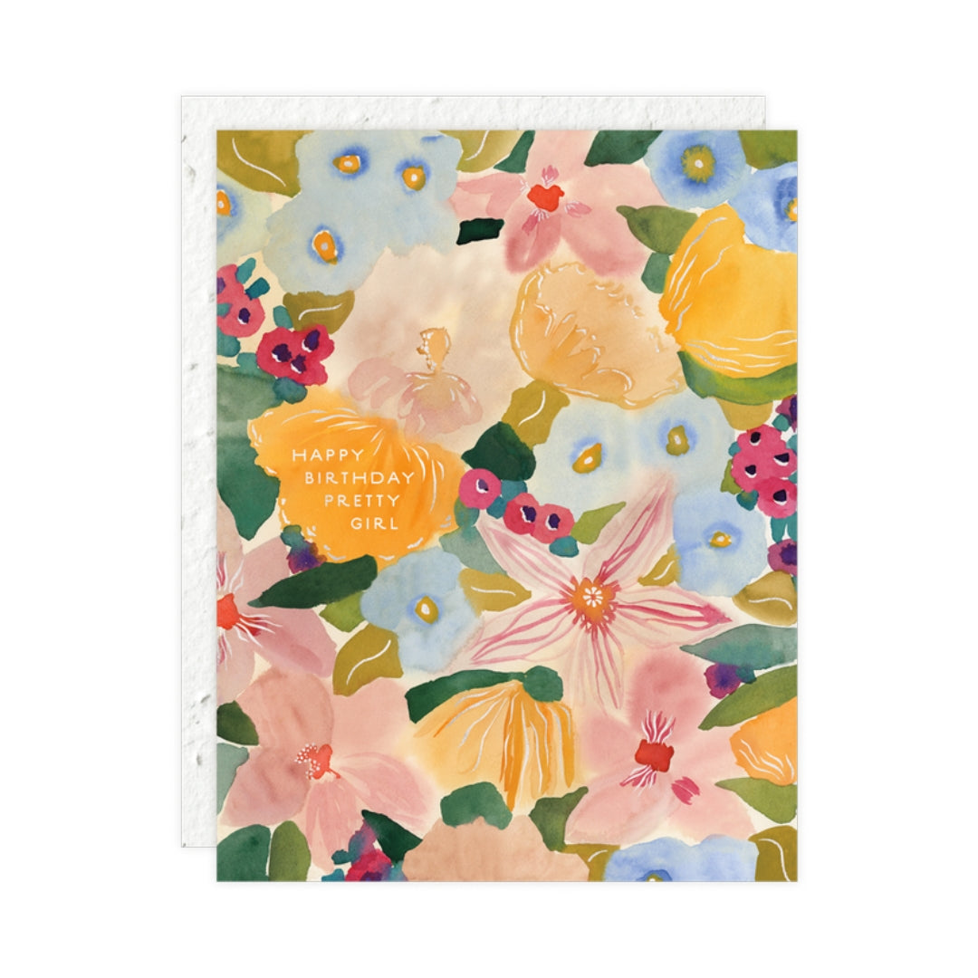 Floral Abundance - Birthday Card