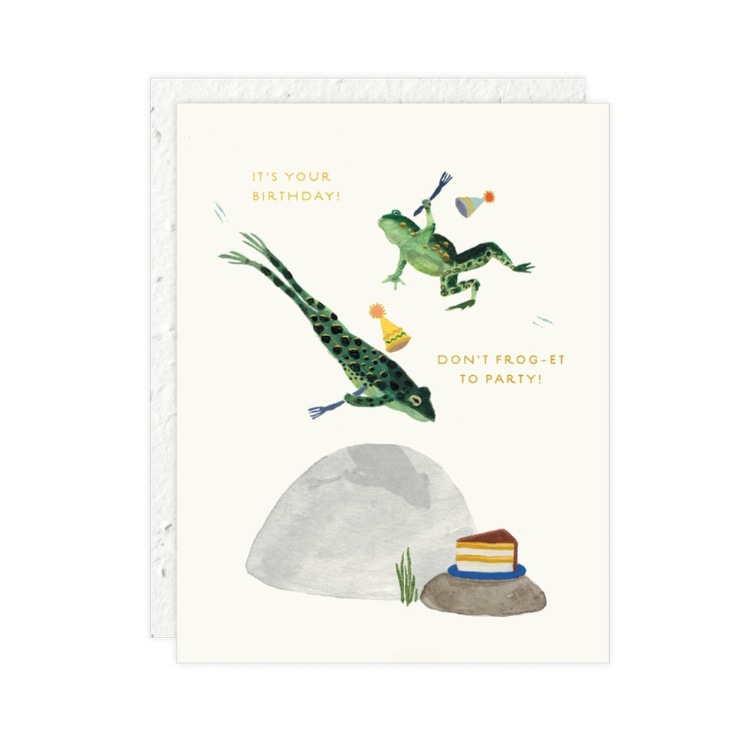 Party Frogs - Birthday Card