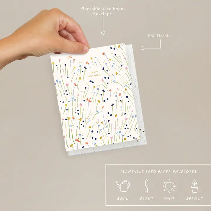 Sweetest Stems - Birthday Card