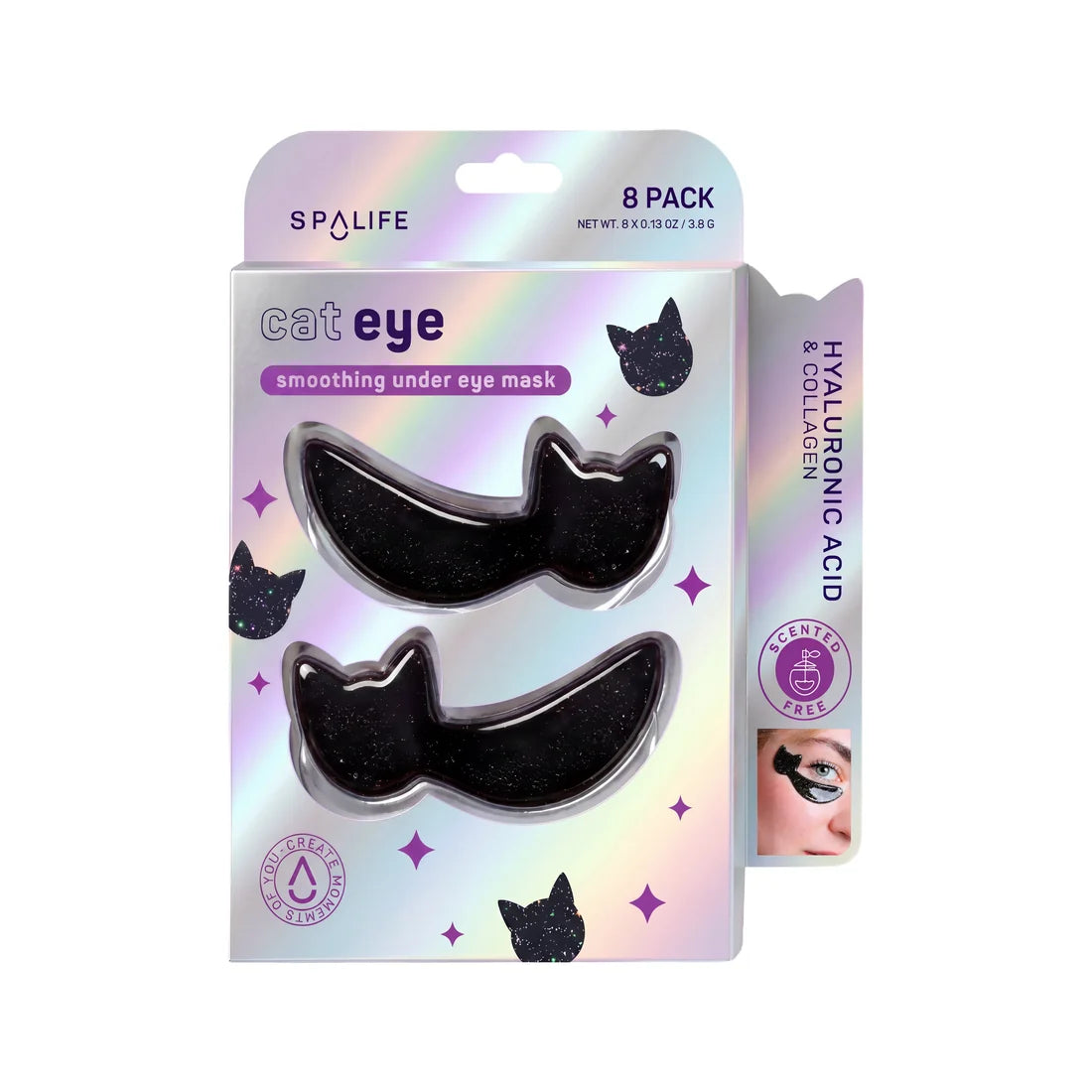 SpaLife Halloween Cat Eye Smoothing Undereye Mask