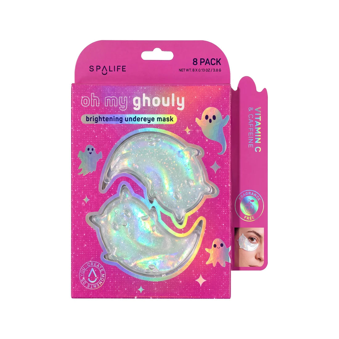 SpaLife Halloween Oh My Ghouly Brightening Undereye Mask