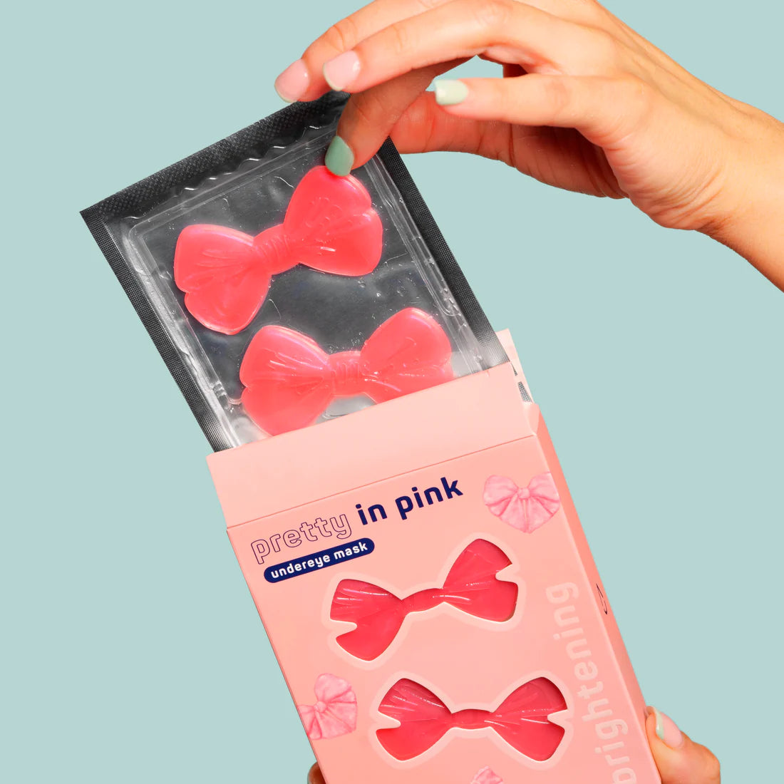 SpaLife Pretty In Pink Coquette Bow Brightening Undereye Mask