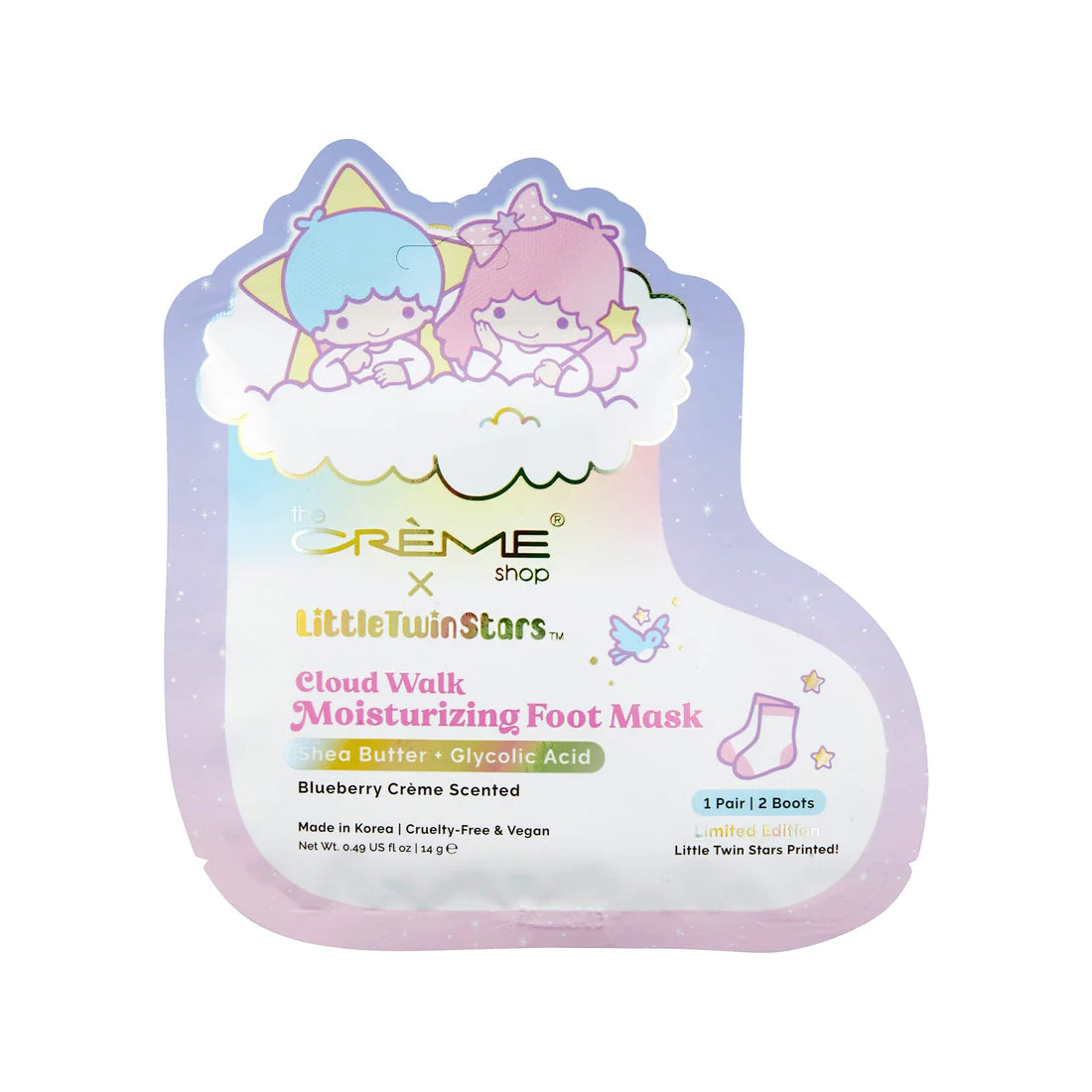 The Crème Shop x Sanrio Little Twin Stars Cloud Walk Moisturizing Foot Mask Beauty The Creme Shop