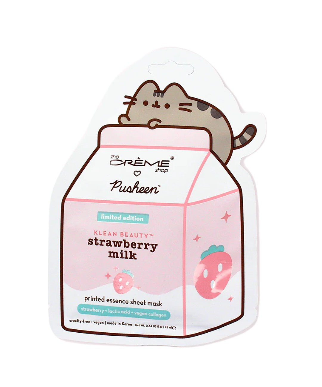 The Crème Shop x Pusheen Purr-fect Skin! Printed Essence Sheet Mask