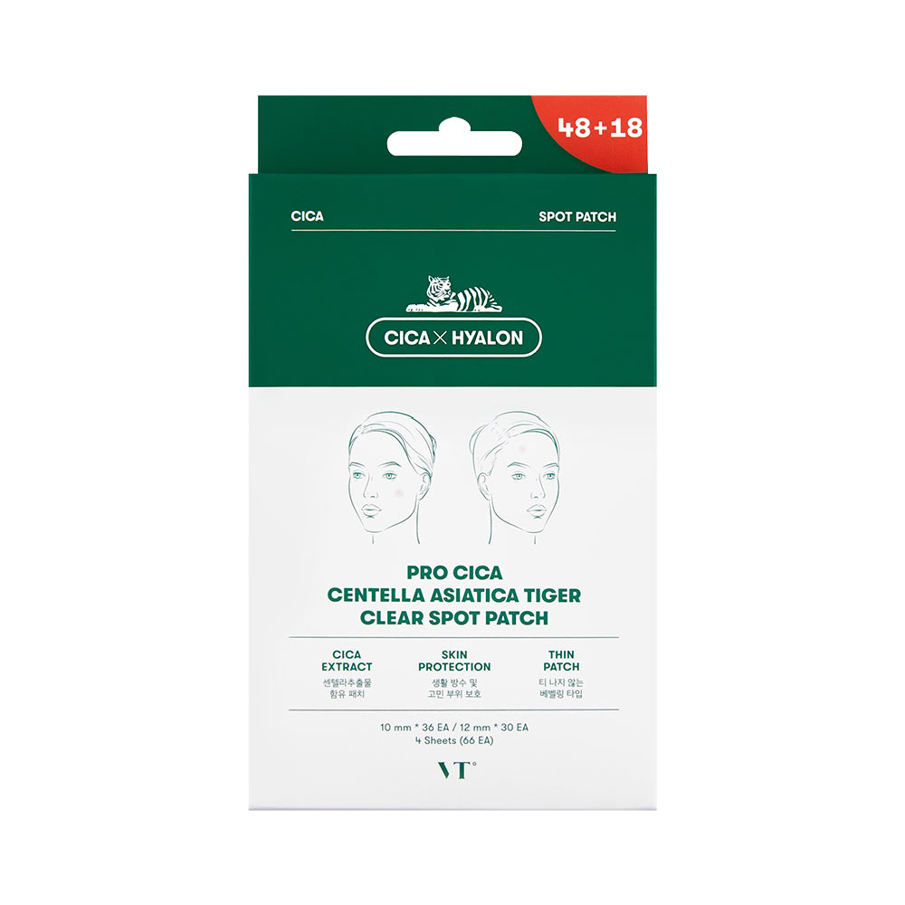 VT Cosmetics CicaxHyalon Pro Cica Centella Asiatica Tiger Clear Spot Patch