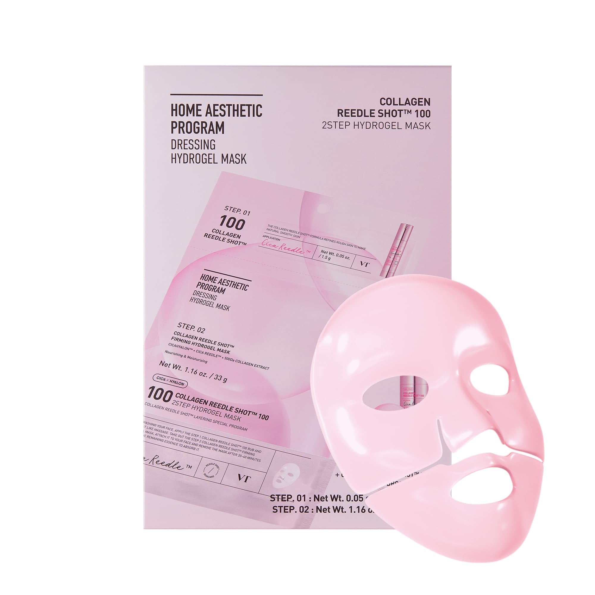 VT Cosmetics Collagen Reedle Shot 100 2 Step Mask