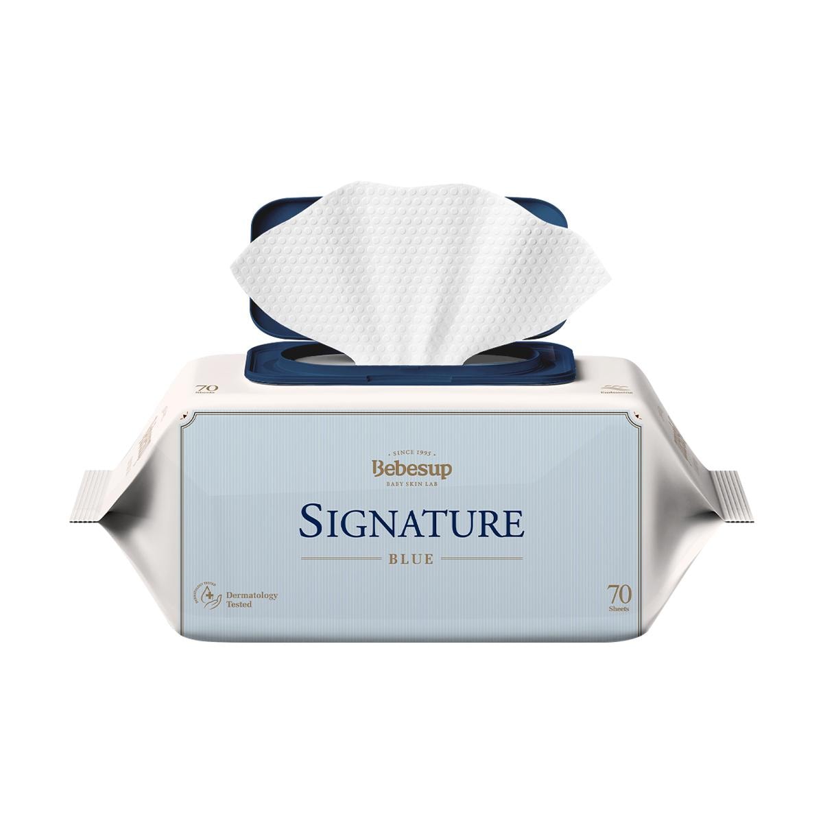 Bebesup Signature Blue Baby Wipes