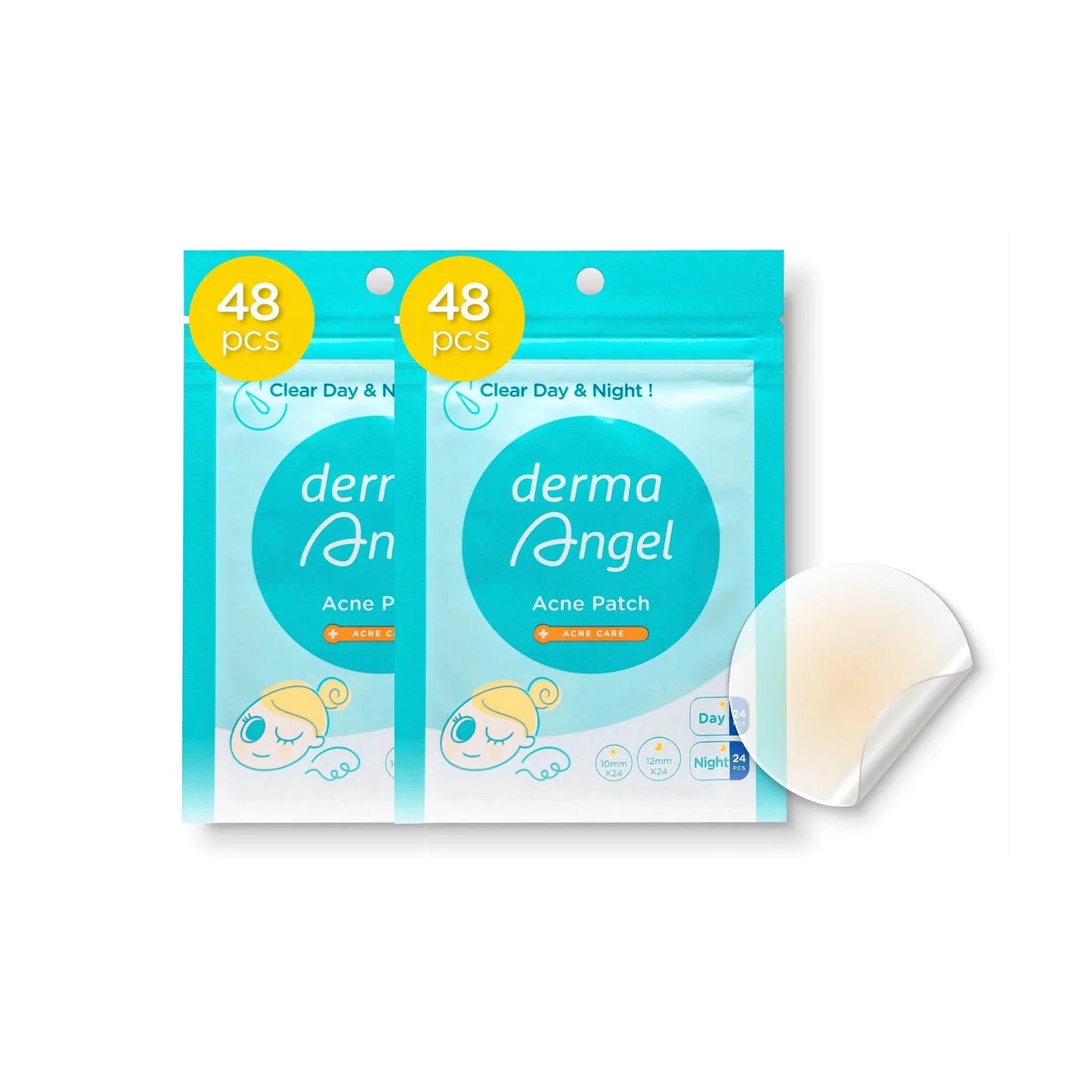 DermaAngel Ultra Invisible Acne Pimple Patch Value Pack