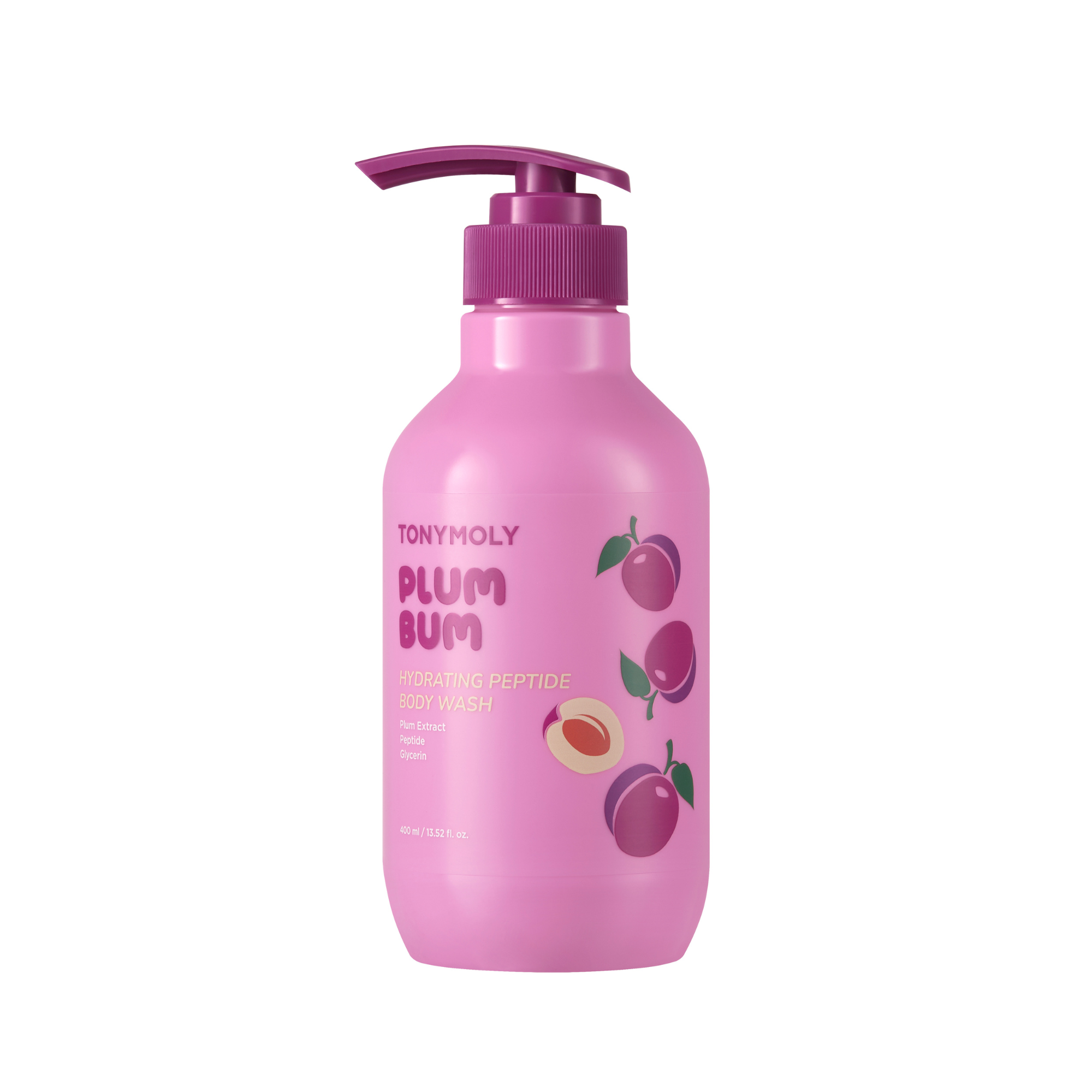 TONYMOLY Plum Bum Hydrating Peptide Body Wash