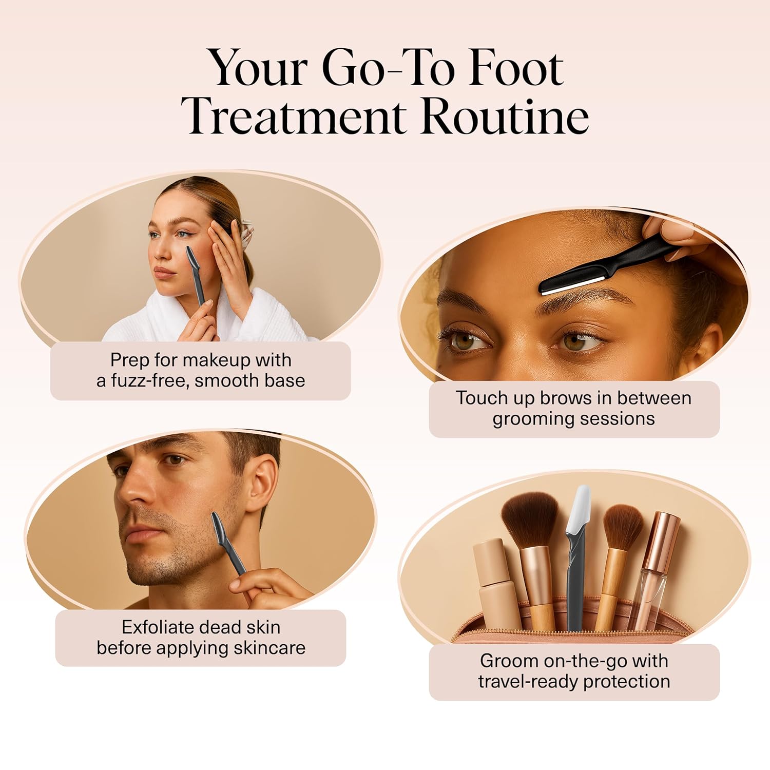 kitsch Recycled Plastic Dermaplaners