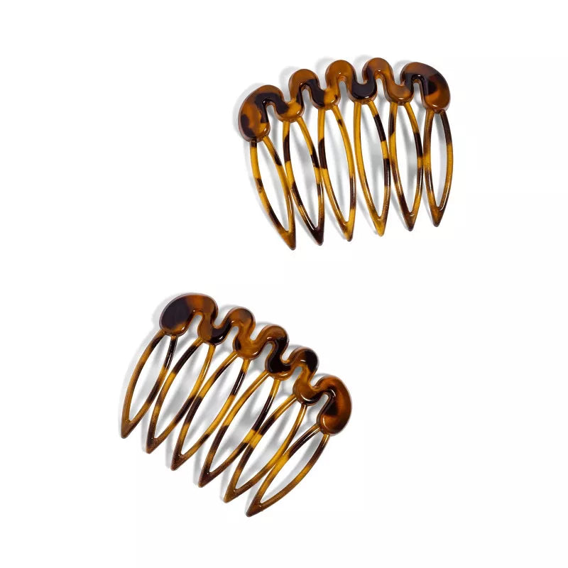 kitsch Recycled Plastic French Hair Combs