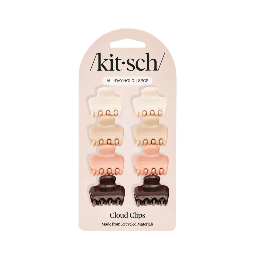 kitsch Recycled Plastic Mini Puffy Claw Clips