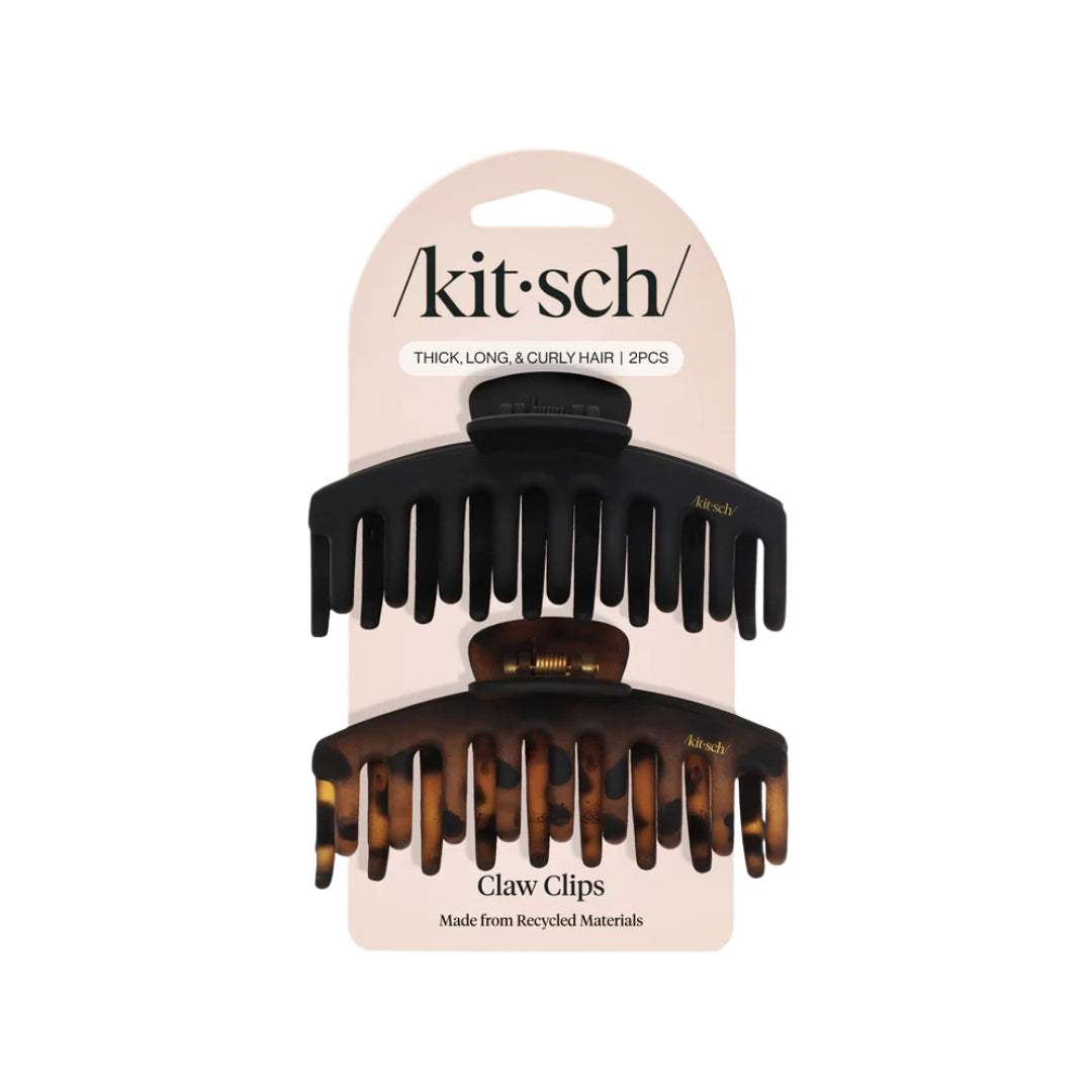kitsch Recycled Plastic Oversized Matte Claw Clips