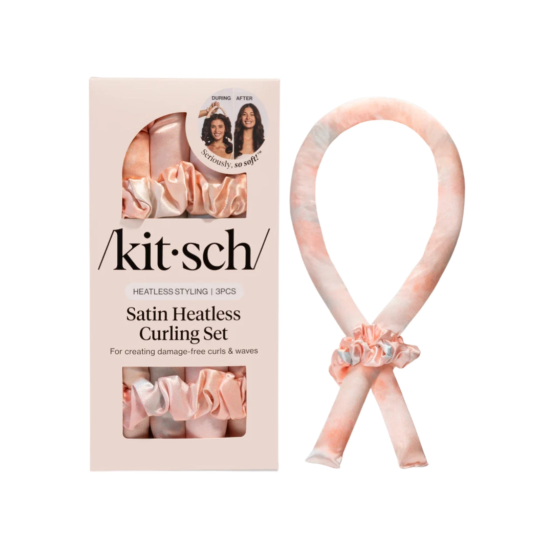 kitsch Satin Heatless Curling Set