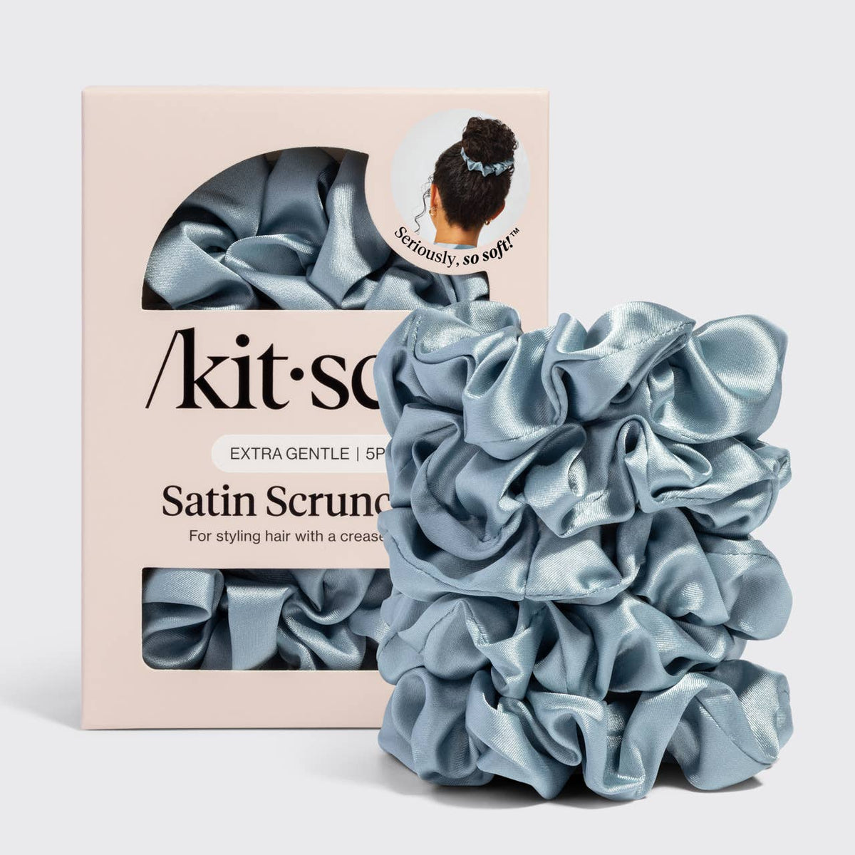 kitsch Satin Sleep Scrunchie