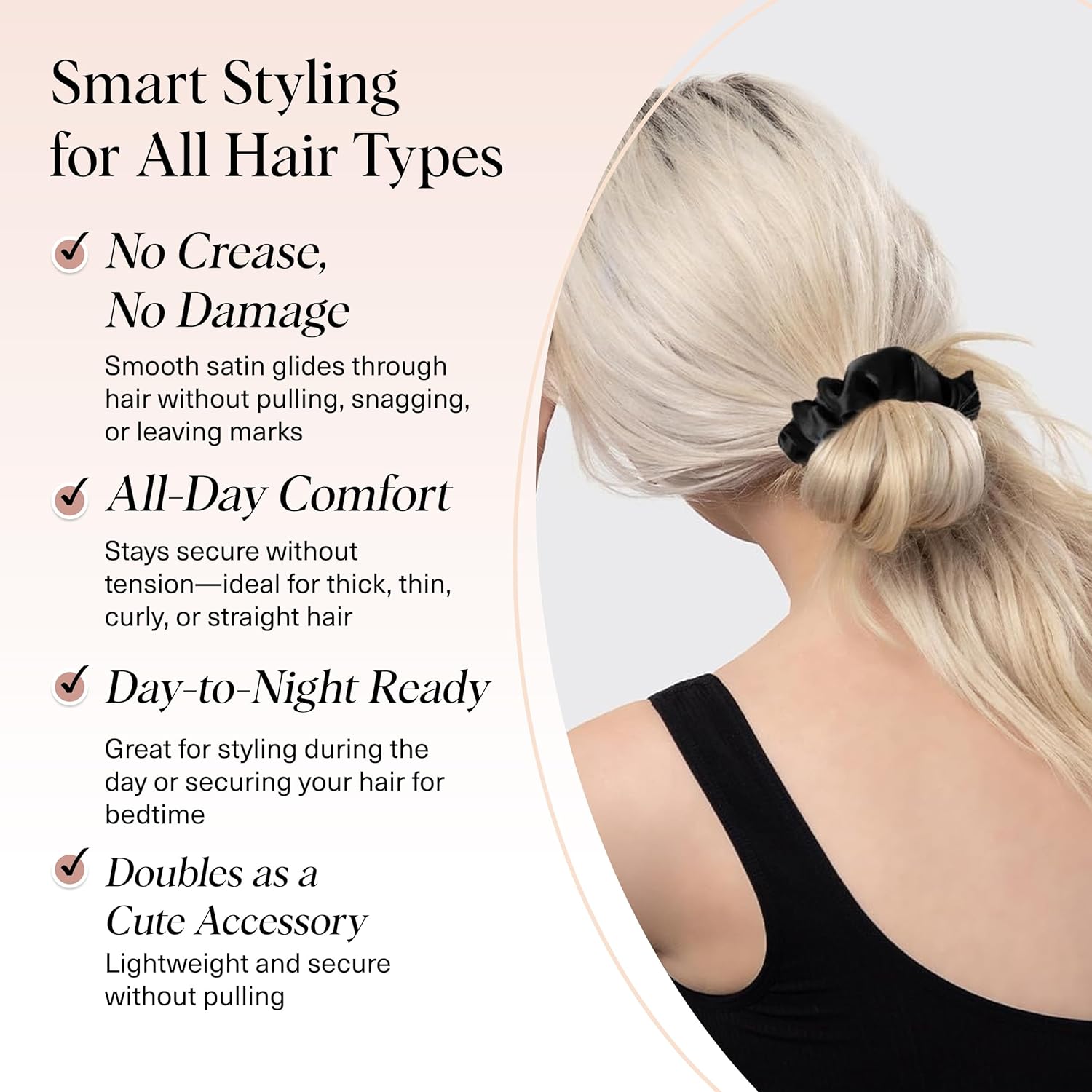 kitsch Satin Sleep Scrunchie