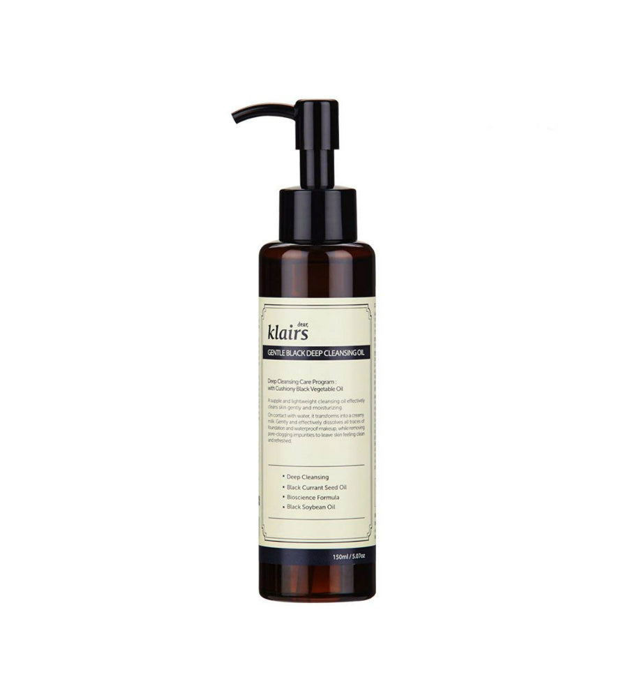 Klairs Gentle Black Deep Cleansing Oil Beauty Dear Klairs