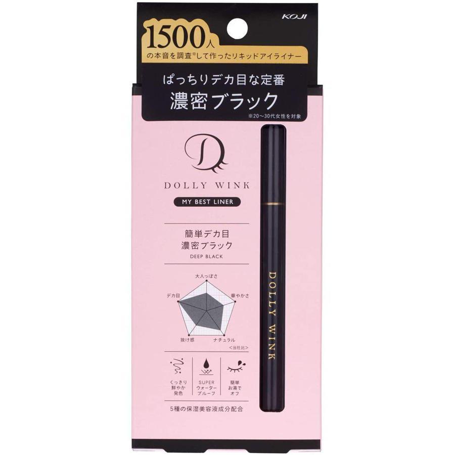 Koji Dolly Wink My Best Liquid Eyeliner - Deep Black Beauty Koji