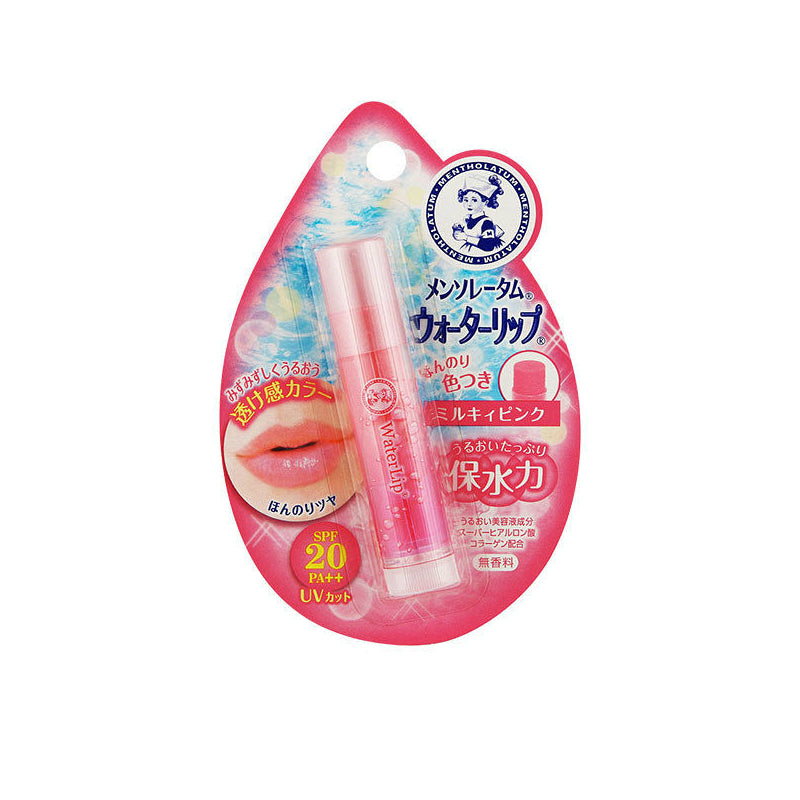 Mentholatum Water Lip Balm Milky Pink Beauty Rohto