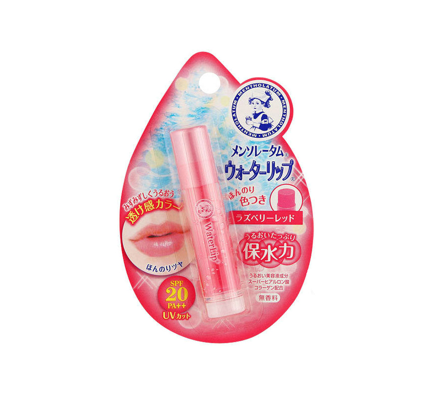Mentholatum Water Lip Balm Raspberry Red Beauty Rohto