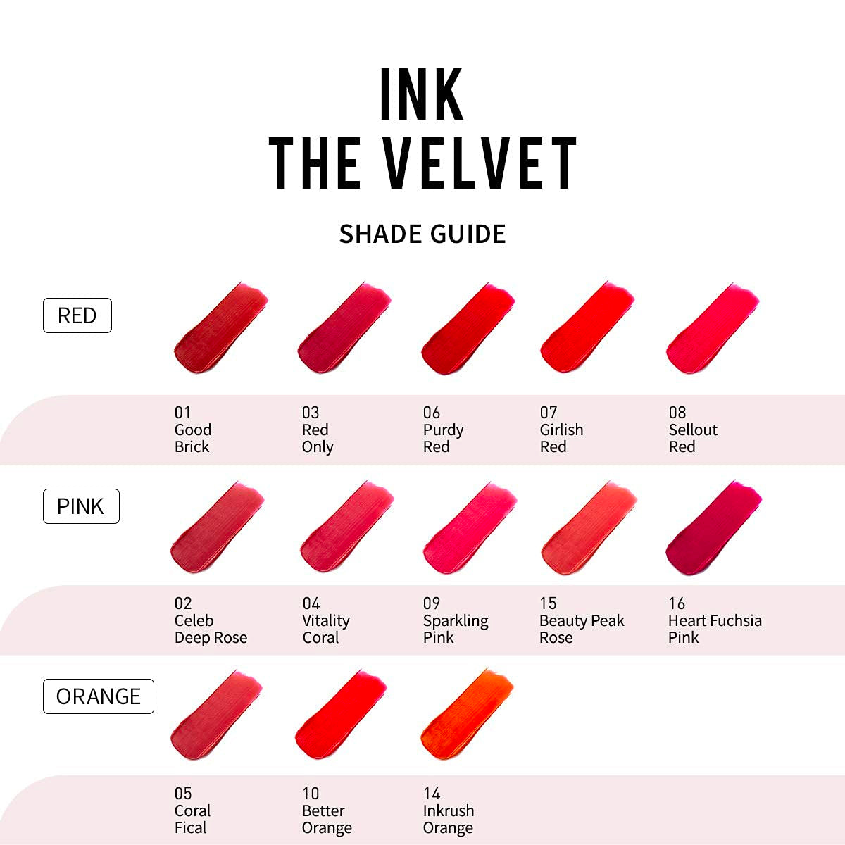 Peripera INK The Velvet 05 Coralficia Health & Beauty Peripera