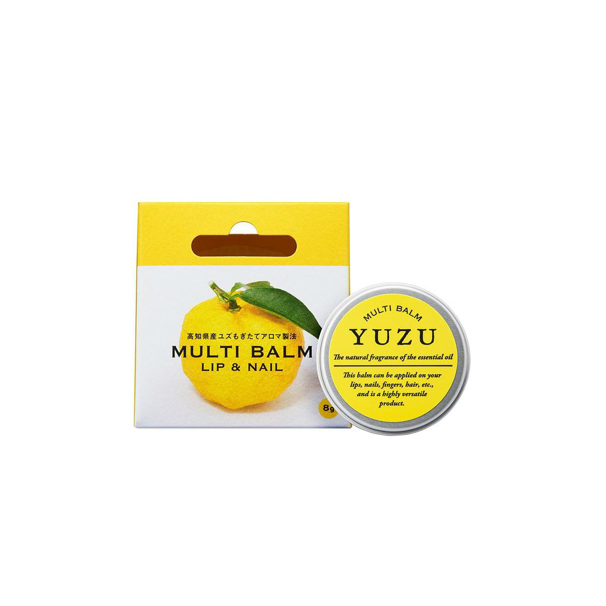 Yuzu Multi Balm Lip & Nail Beauty Daily Aroma Japan