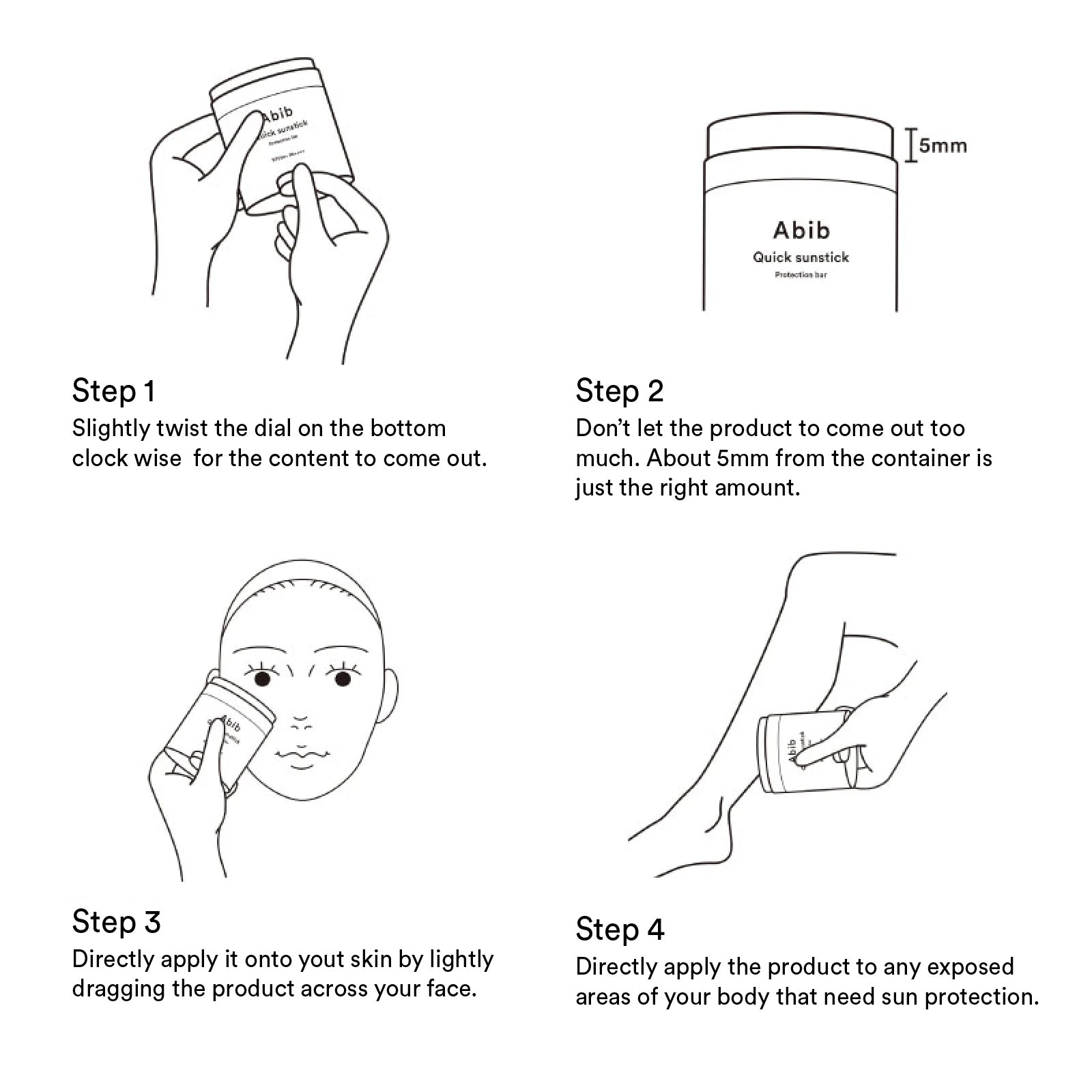 Abib Quick Sunstick Protection Bar Abib