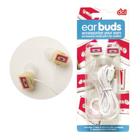 Pink Cassette Earbuds Lifestyle DCI