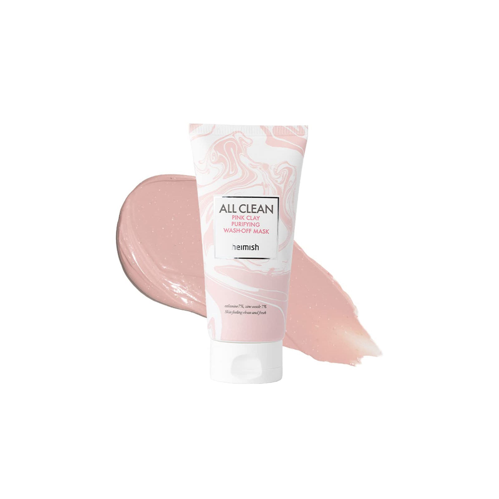Heimish All Clean Pink Clay Purifying Wash Off Mask Beauty Heimish