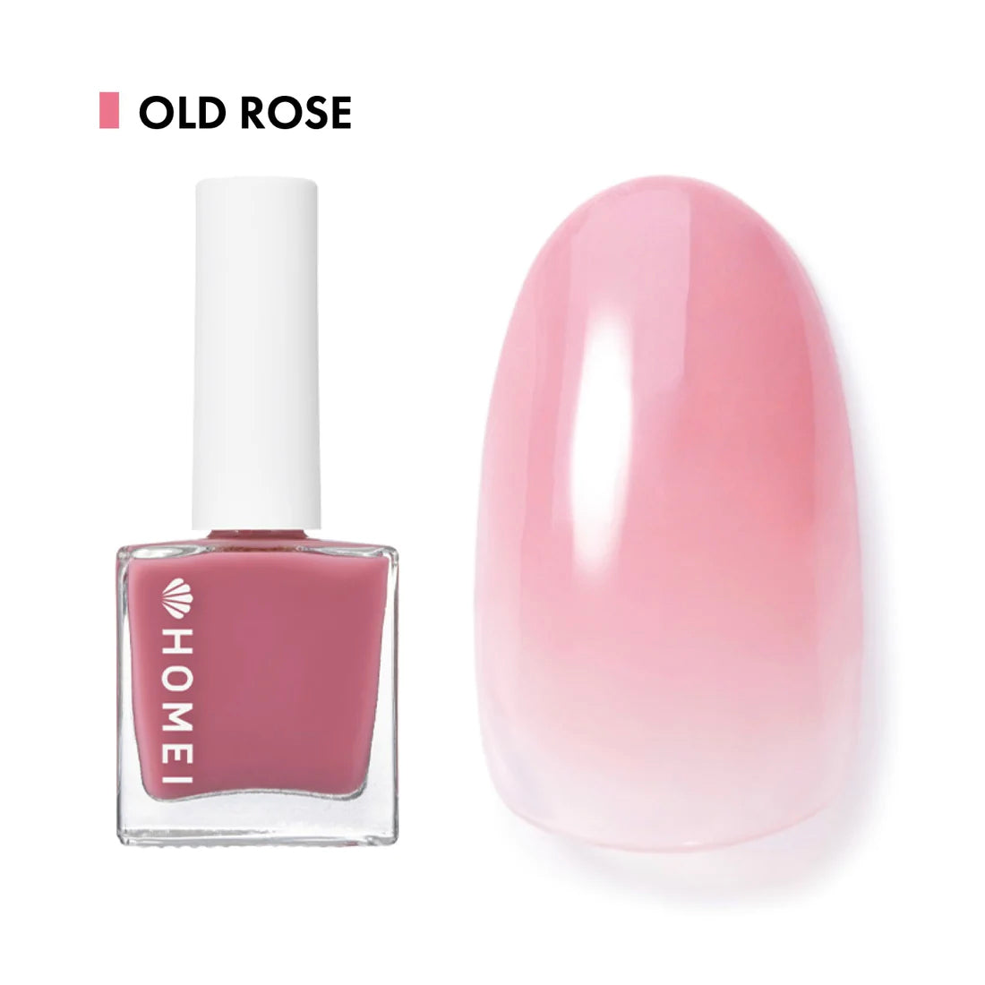 HOMEI 12 Free Nail Hardener Old Rose Nail Polishes Homei